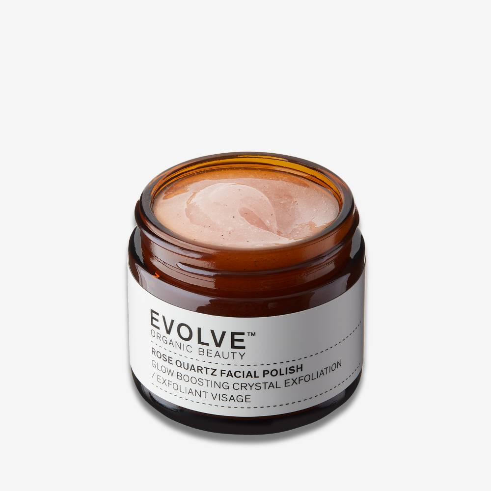 EVOLVE Rose Quartz Facial Polish - Eksfoliering - JK-Shop