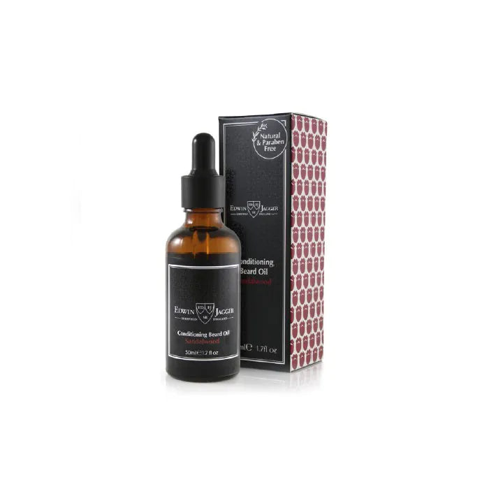 Edwin Jagger Conditioning Beard Oil, Sandalwood, 50ml - Skjeggolje - JK-Shop