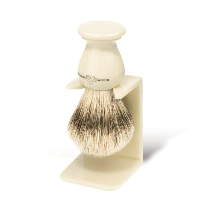Edwin Jagger Imitation ivory drip stand, 21mm small neck - Barbertilbehør - JK-Shop