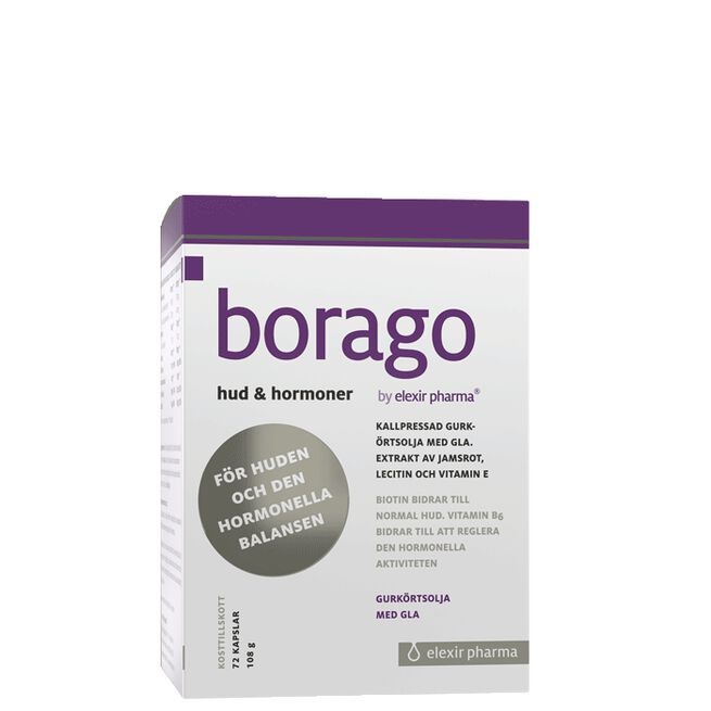 Elexir Pharma Borago Jamsrot ØKO, 1065mg, 72 stk. - Vitaminer & kosttilskudd - JK-Shop