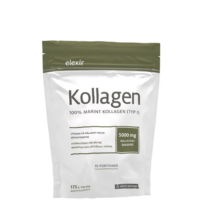 Elexir Pharma Kollagenpulver 175 g - Vitaminer & kosttilskudd - JK-Shop