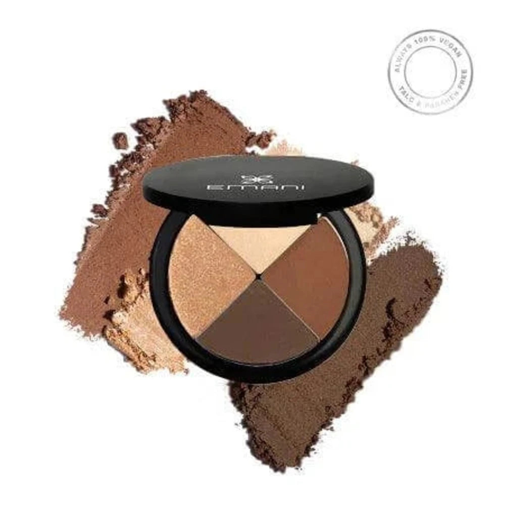 Emani Quad Eye Shadow Pallet-Øyenskygge-JKSHOP