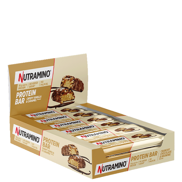 Nutramino Proteinbar, 12x55g, Crispy Vanilla & Caramel