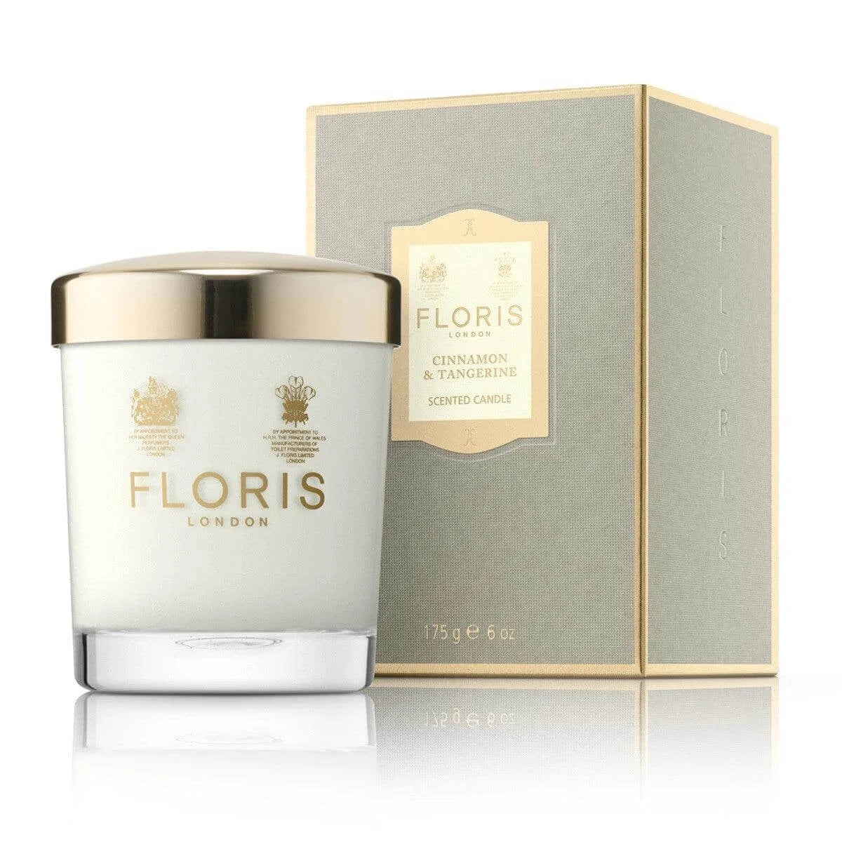 Floris Kanel & Mandarin Duftlys, 175 gr.-Floris London-J&K Shop