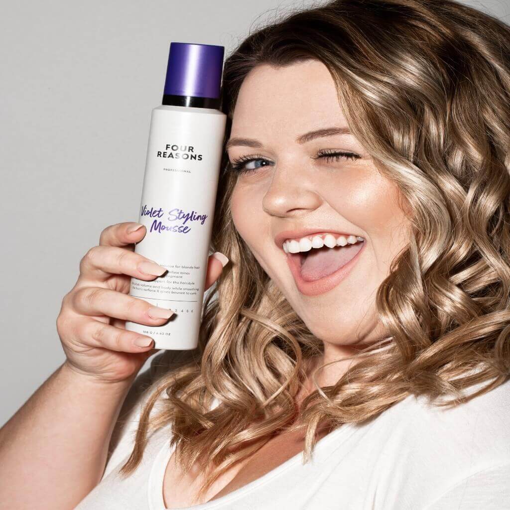 Four Reasons Violet Styling Mousse-Four Reasons-Hårskum-JKSHOP