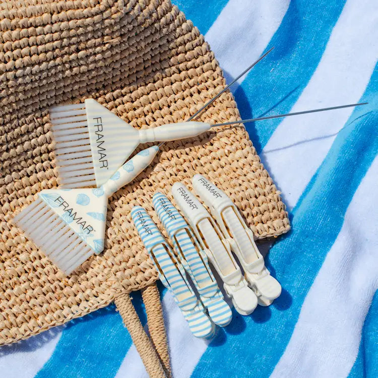 Framar Beach Bum PinTail Color Brush Set - Fargetilbehør - JK-Shop