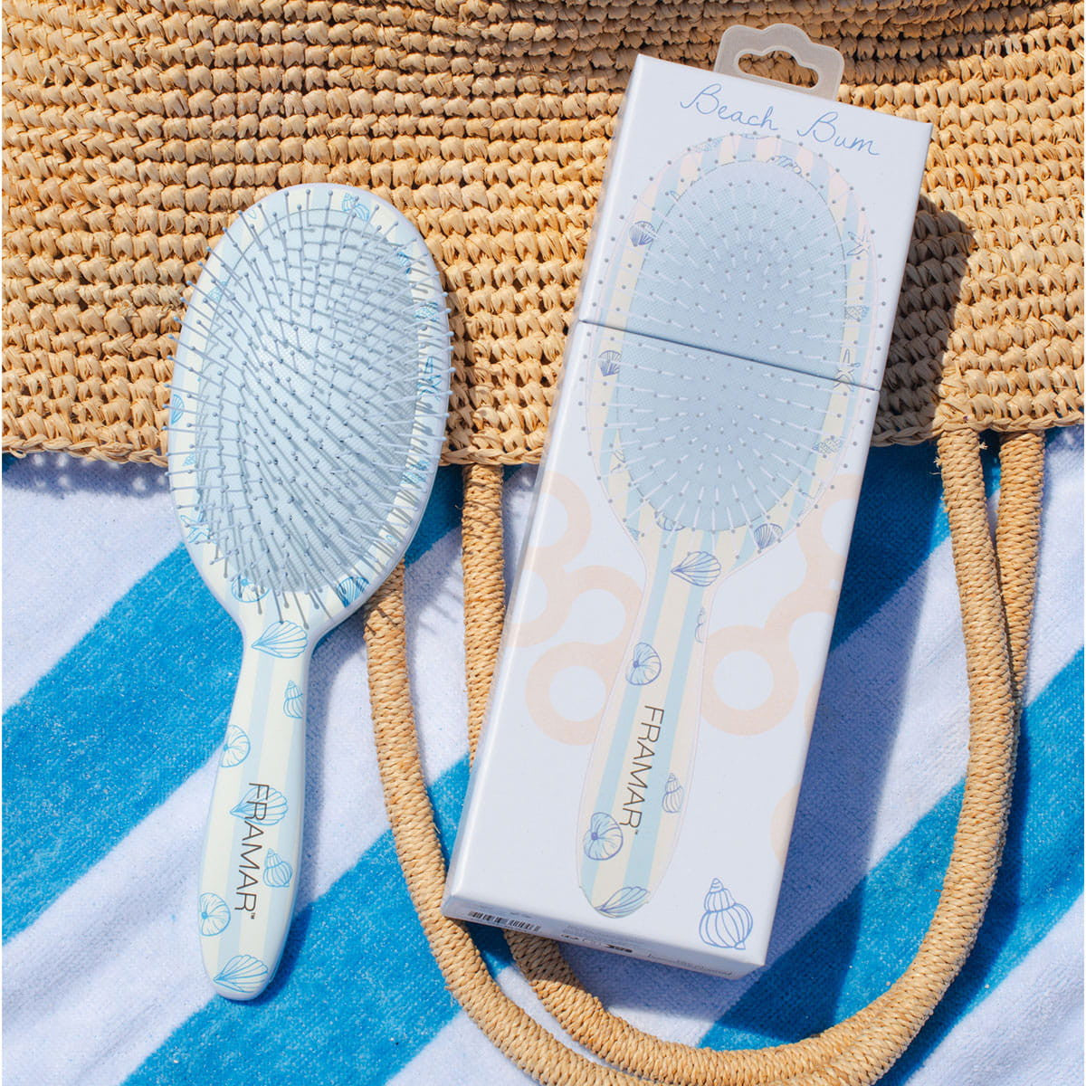 Framar Detangle Brush Beach Bum - Hårbørste - JK-Shop