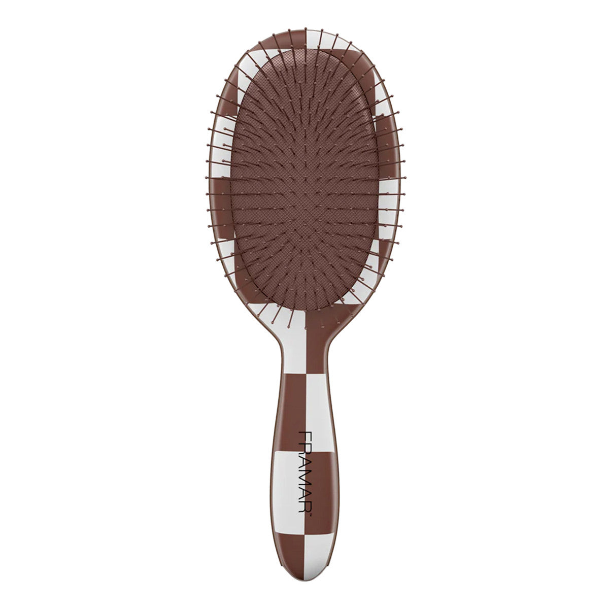 Framar Detangle Brush Checked Out Brown - Hårbørste - JK-Shop