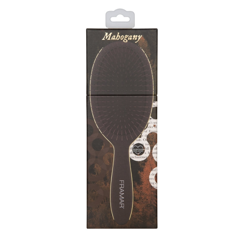 Framar Detangle Brush Mahogany (Brun) - Hårbørste - JK-Shop