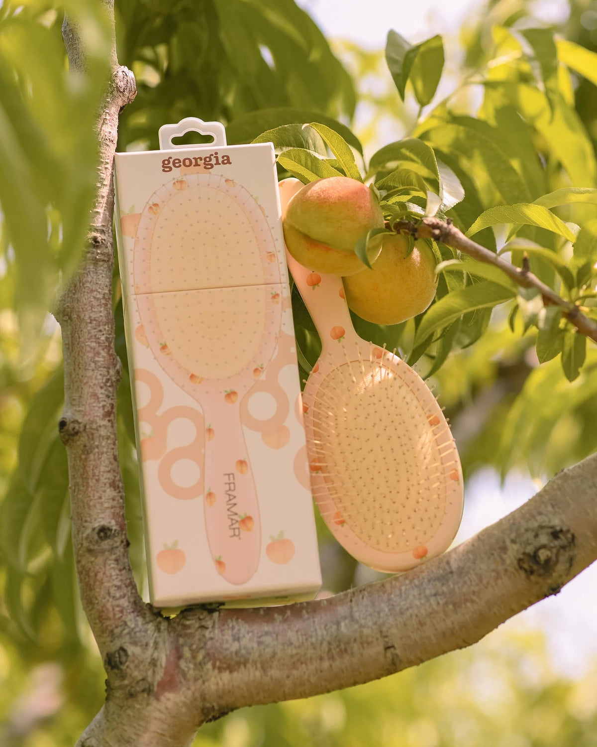 Framar Detangler Hårbørste Peach Please bilde 9