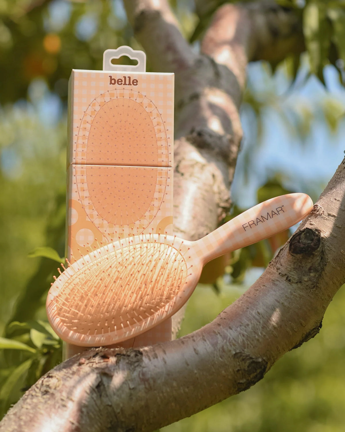 Framar Detangler Hårbørste Peach Please bilde 18
