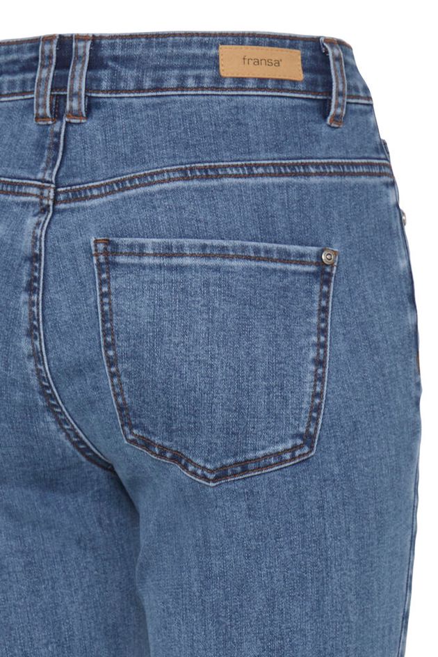 Fransa ATLANTA HANNA Jeans, Mid Blue denim - Jeans - JK-Shop