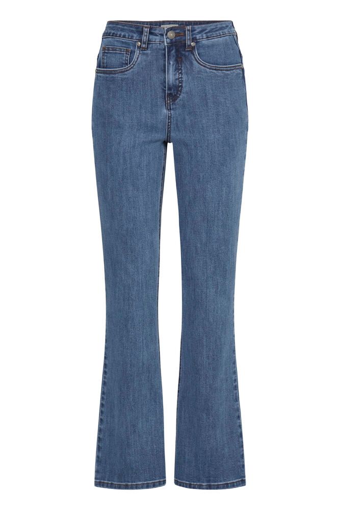 Fransa ATLANTA HANNA Jeans, Mid Blue denim - Jeans - JK-Shop