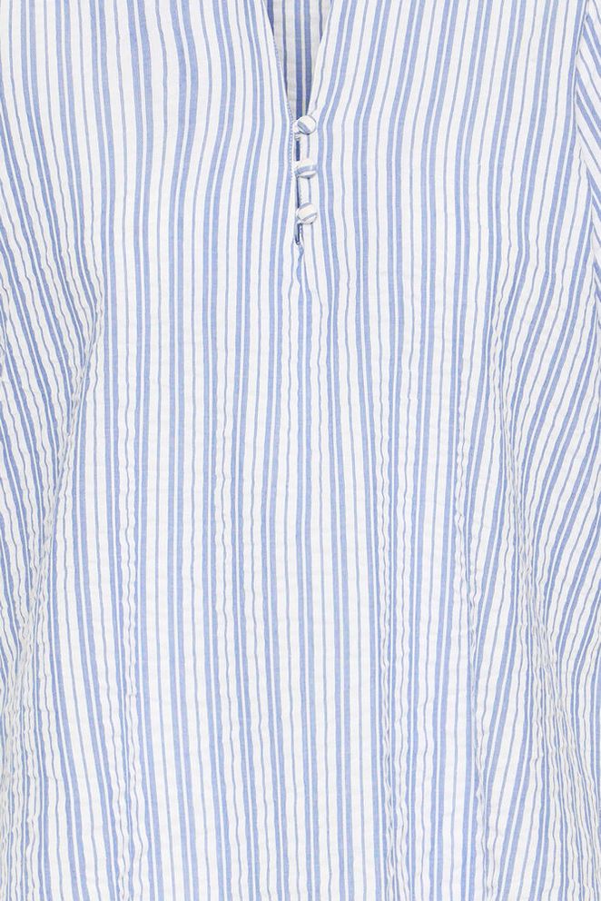 Fransa CAYLA BLOUSE 2, NOUVEAN NAVY STRIPES - Bluser & skjorter - JK-Shop