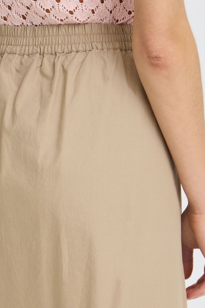 Fransa GITI SKIRT 1, SAVANNAH TAN - Skjørt - JK-Shop
