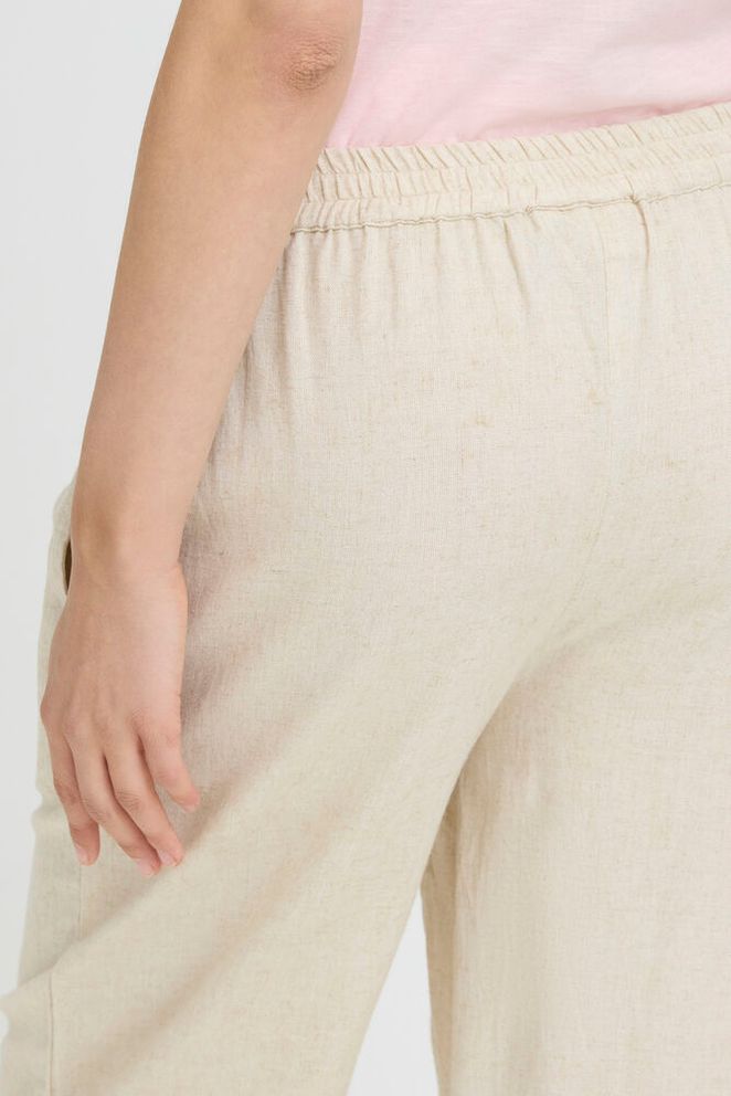 Fransa JETT CU 1 Bukse Whisper White - Bukser & shorts - JK-Shop