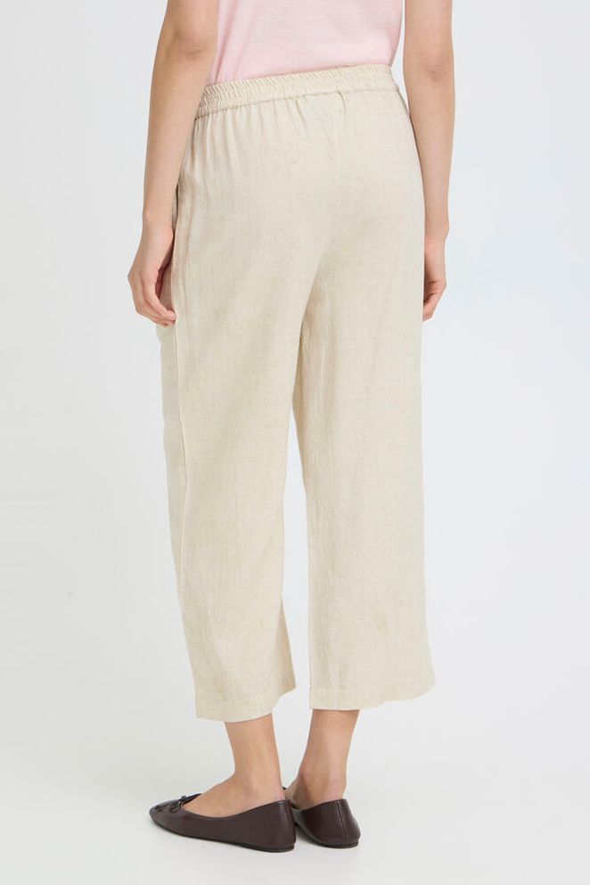 Fransa JETT CU 1 Bukse Whisper White - Bukser & shorts - JK-Shop