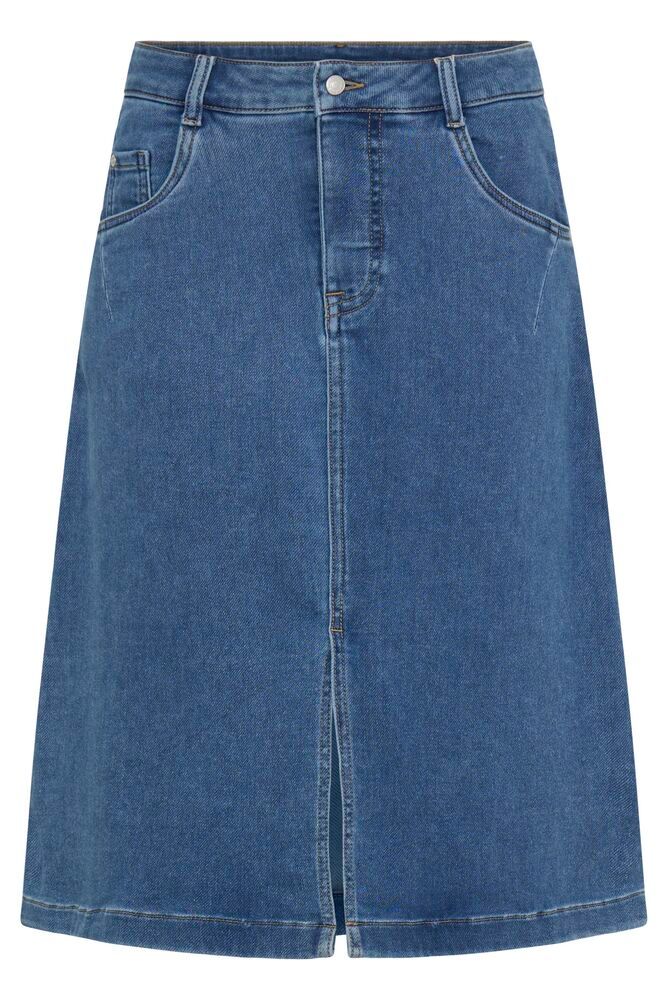 Fransa VILJA SKIRT 1, Mid Blue denim - Skjørt - JK-Shop