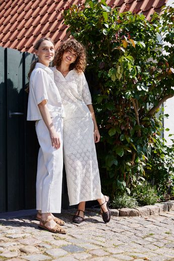 Fransa Whisper White - White EVELYN PA 1 - Bukser - JK-Shop