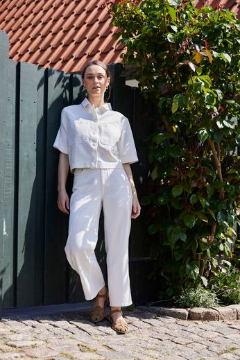 Fransa Whisper White - White EVELYN PA 1 - Bukser - JK-Shop