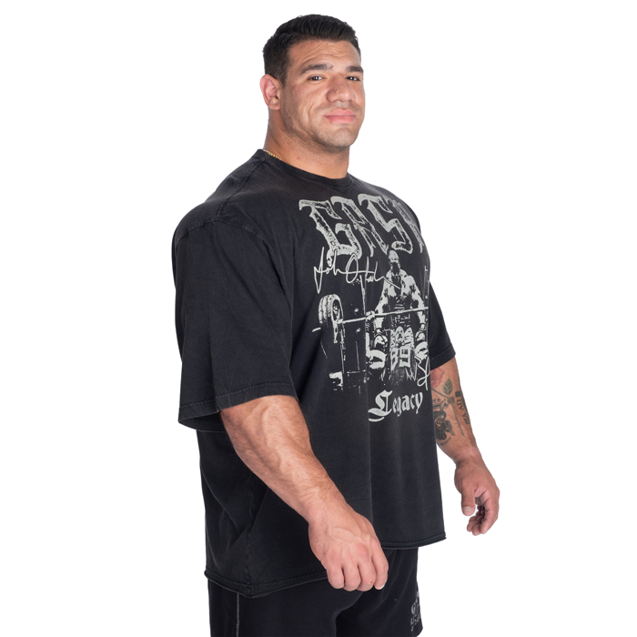 GASP B&J Iron Tee, Washed Black - T-skjorter - JK-Shop