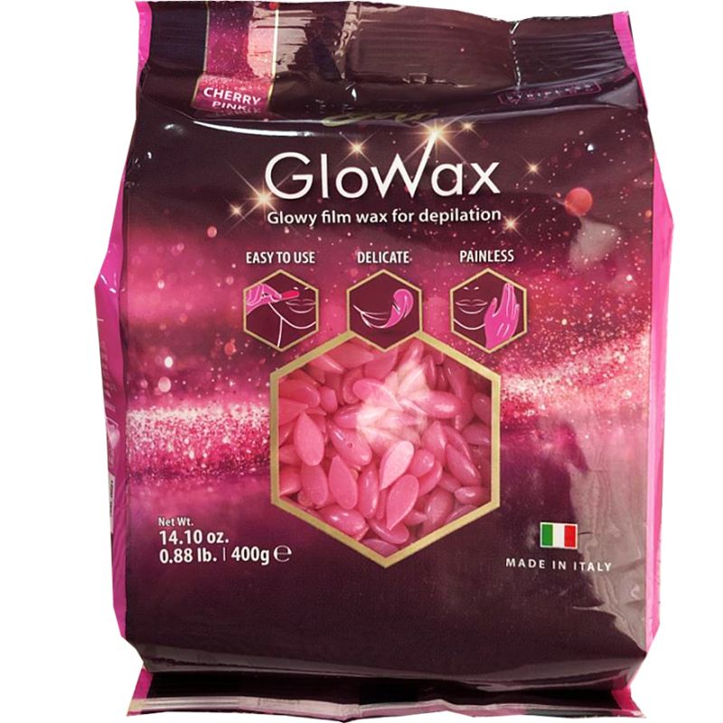 GLOWAX CHERRY PINK FILM WAX 400 - Hårfjerningsvoks - JK-Shop