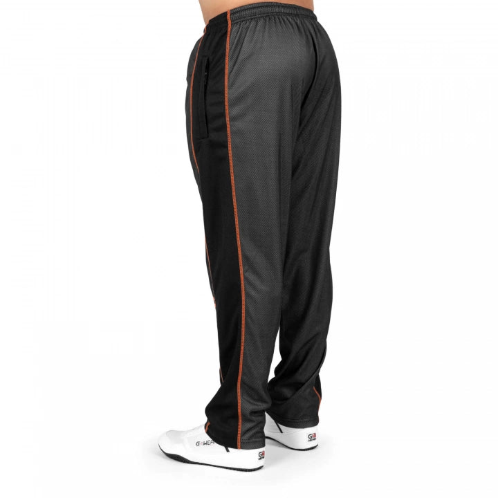 Gorilla Wear Wallace Mesh Pants, Gray/Orange, S/M