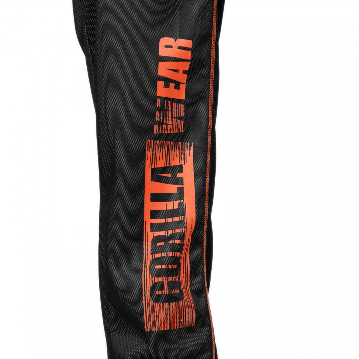 Gorilla Wear Wallace Mesh Pants, Gray/Orange, S/M