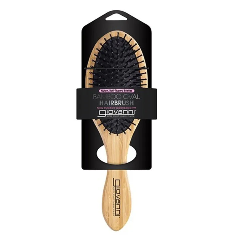 Giovanni, Bamboo Oval Hair Brush - Øvrige Børster - JK-Shop