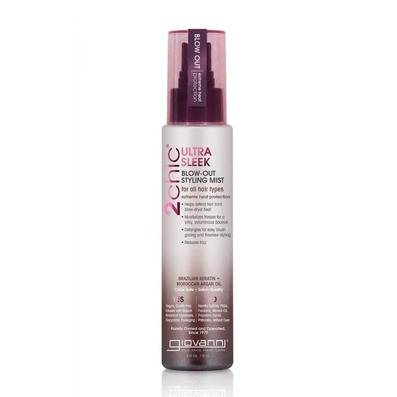 Giovanni keratin & argan flat iron styling mist 118 ml - Varmebeskyttelse - JK-Shop