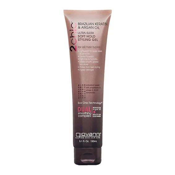 Giovanni keratin & argan soft hold styling gel 150 ml - Gel - JK-Shop