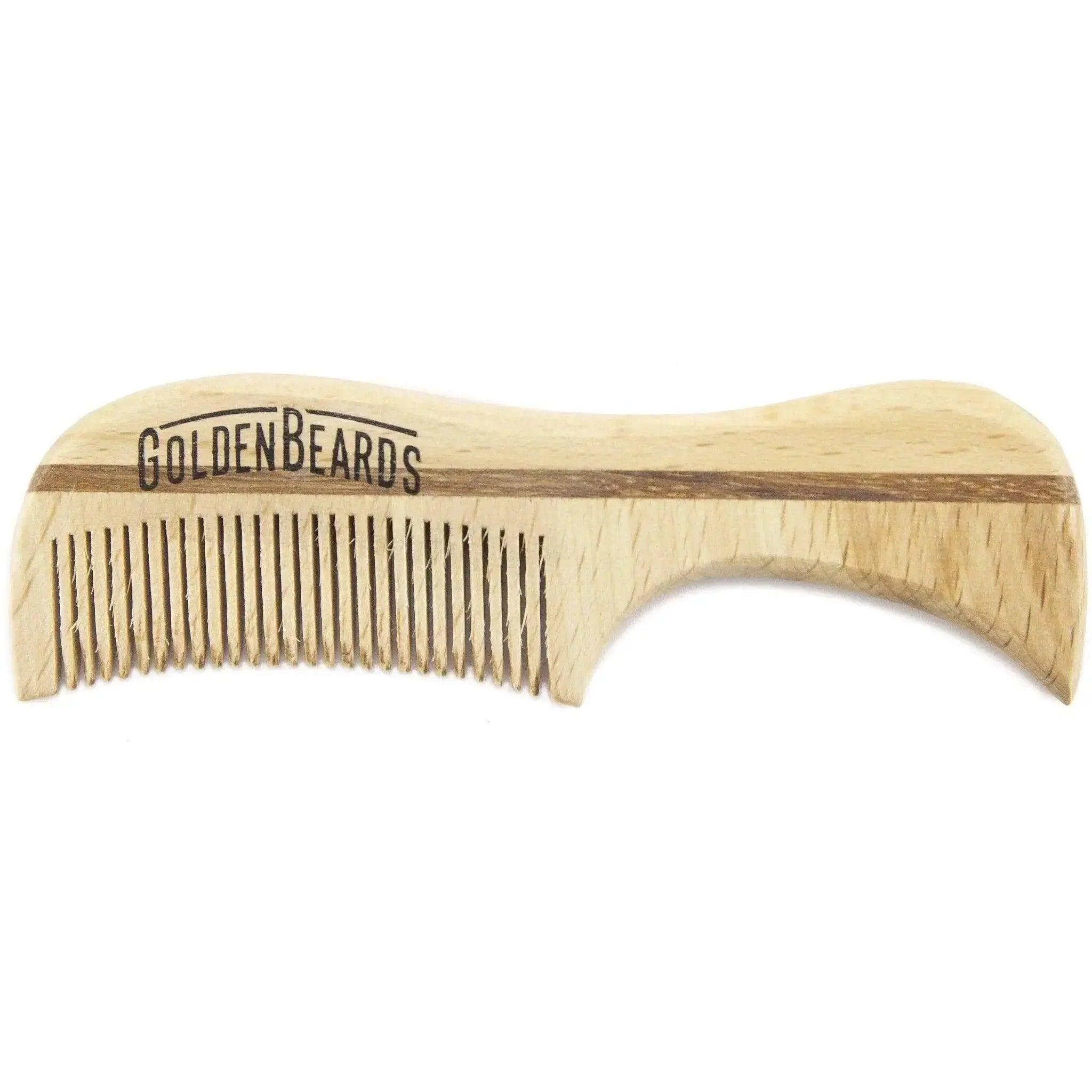 Golden Beards Eco Moustache Comb 7,5CM-Golden Beards-J&K Shop