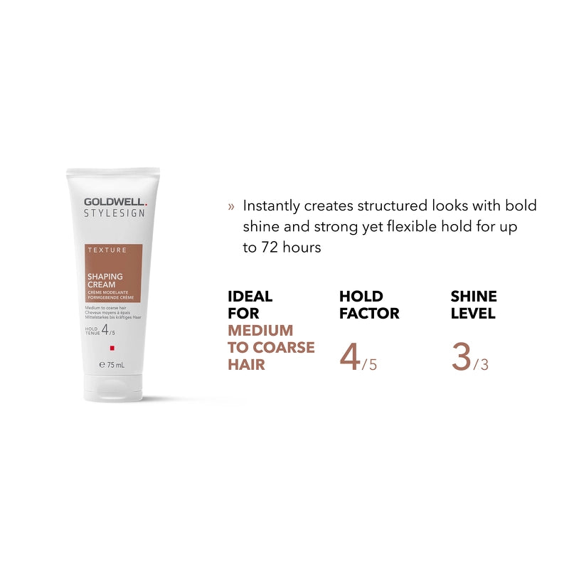 Goldwell StyleSign Texture Shaping Cream 75ml - Hårkrem - JK-Shop