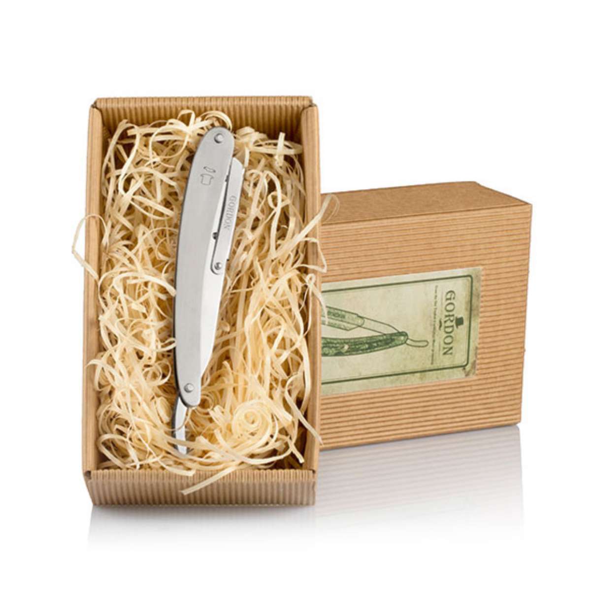 Gordon Beard Razor with Metal Handle - Barberhøvel - JK-Shop