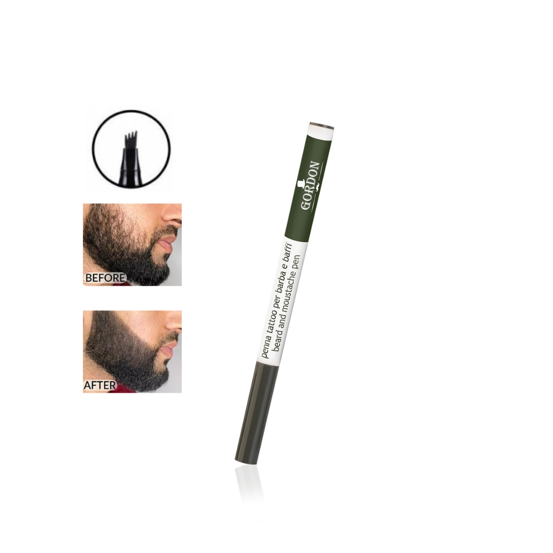 Gordon Beard and Moustache Pen - 2 colors - Skjeggfarge - JK-Shop