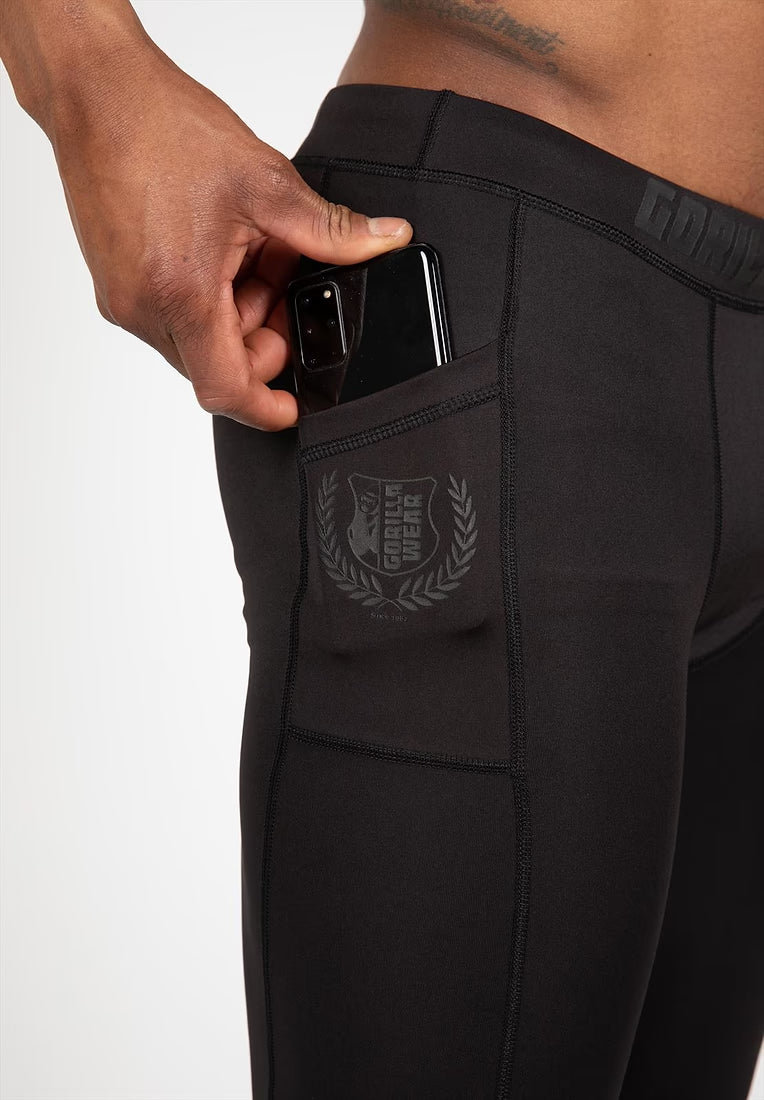 Gorilla Wear Smart Tights, Black -  - JK-Shop