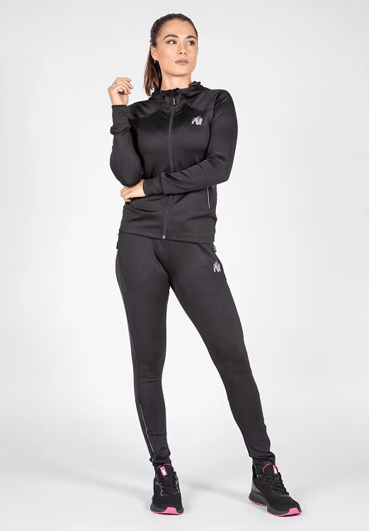 Gorilla wear, Halsey Track Jacket - Black - Treningsjakker & vester - JK-Shop