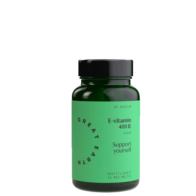 Great Earth E-vitamin 60 kapsler - Vitaminer & kosttilskudd - JK-Shop
