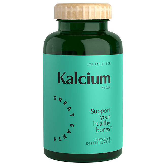 Great Earth Kalcium 120 tabletter - Mikronæringsstoffer - JK-Shop