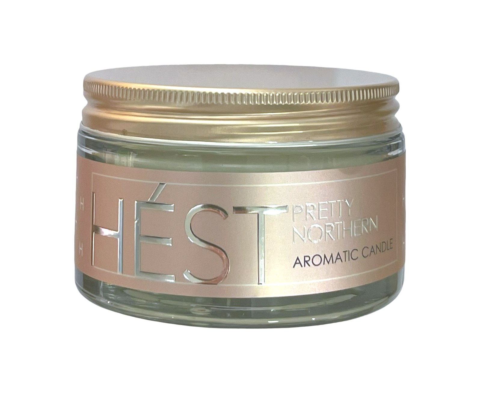 Terrigeno HÉST Aromatic Candle + rosenkvartsstener - Duftlys - JK-Shop