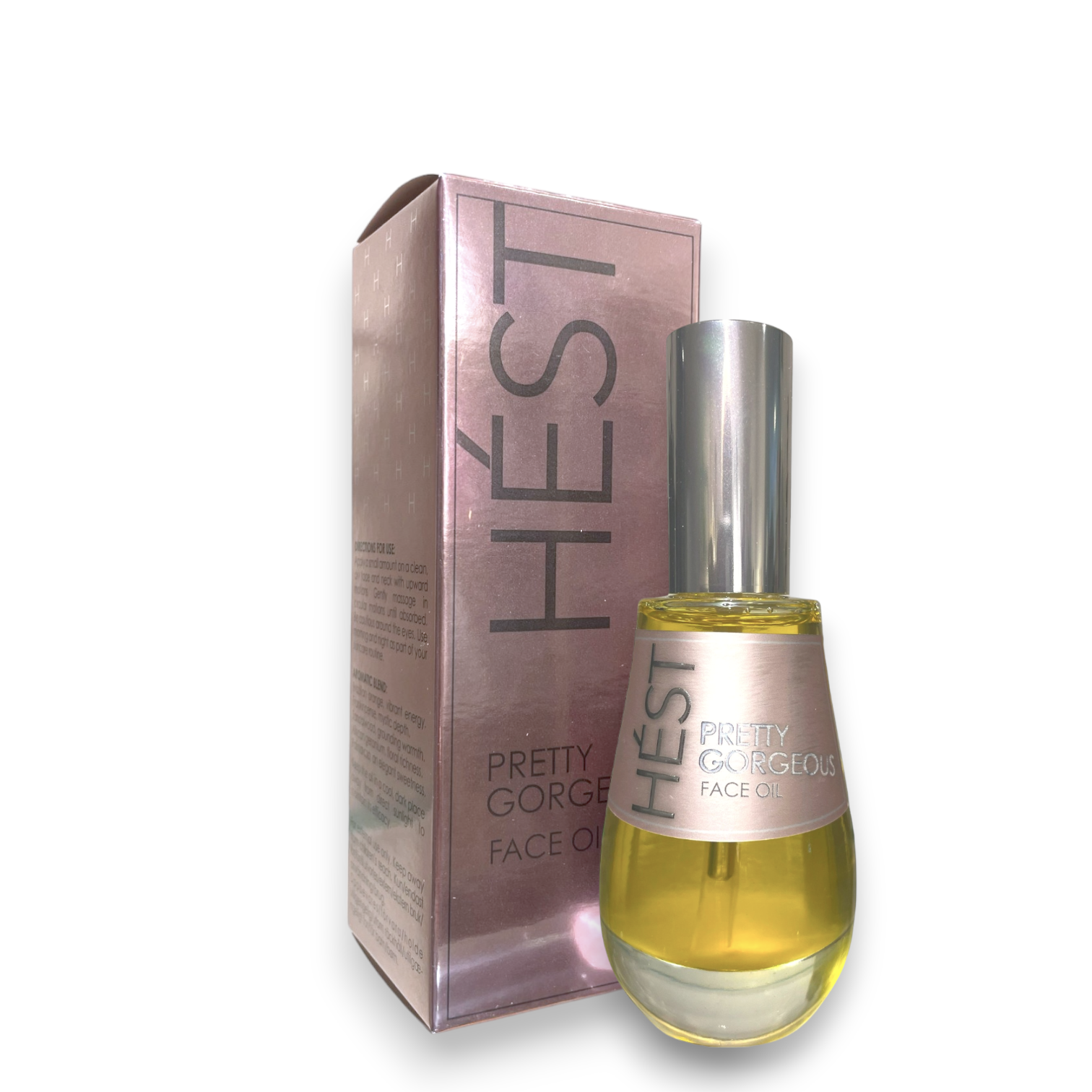 Terrigeno HÉST Face Oil + rosenkvartsstener - Ansiktsolje - JK-Shop