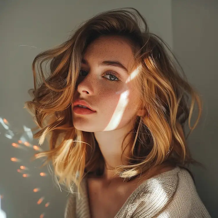 HH Simonsen Gold Glitter Gloss Brush AW25 - Hårbørste - JK-Shop