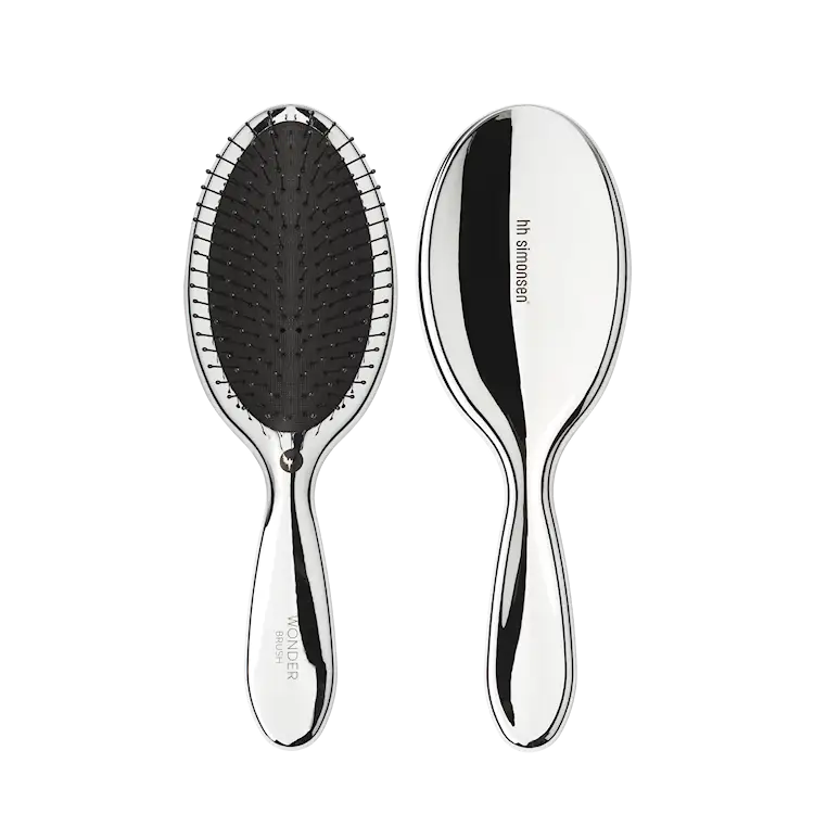 HH Simonsen Wonder Brush Chrome Silver AW25 - Hårbørste - JK-Shop