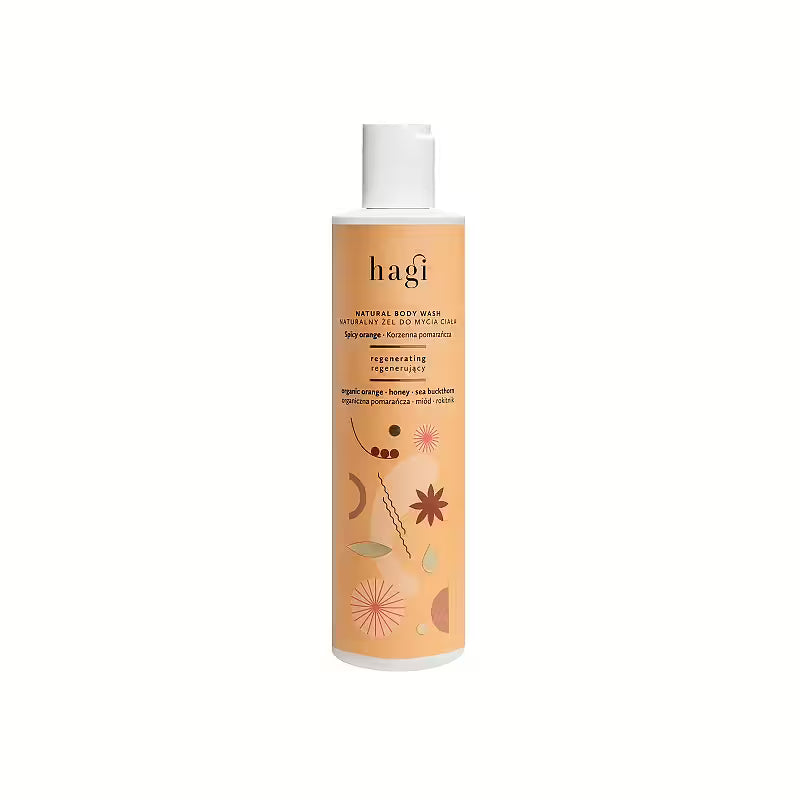 Hagi Natural Body Wash Spicy Orange 300ml - Kroppssåpe - JK-Shop