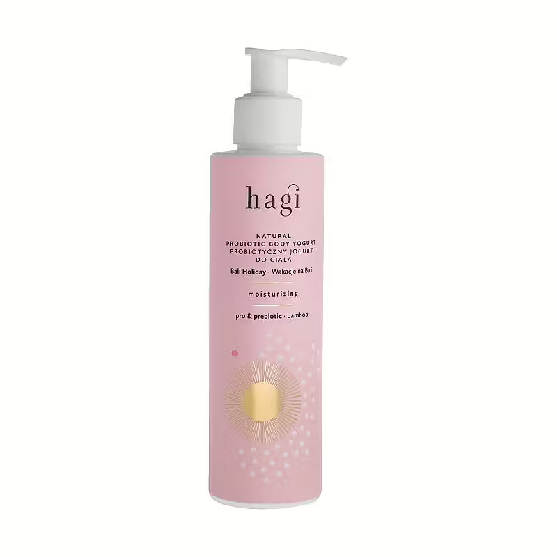 Hagi Natural Prebiotic Moisturizing Body Yoghurt Bali Holiday 200ml - Såpe - JK-Shop