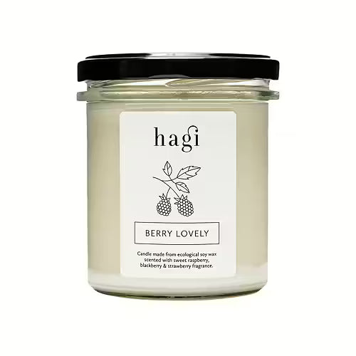 Hagi Soy Wax Candle Berry Lovely 230g - Duftlys - JK-Shop