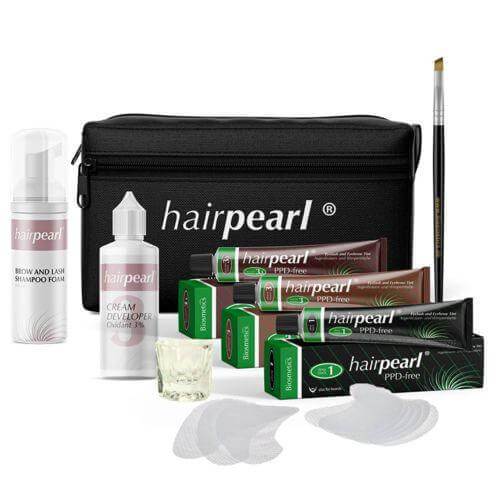 HairPearl, PPD Free Starter Kit-Bryn- og vippefarge-JKSHOP