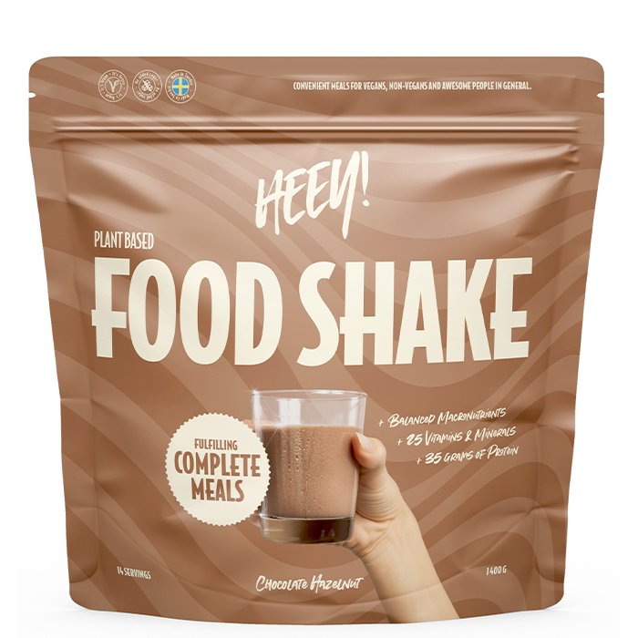 Heey Vegan Food Shake Måltidserstatning 1400g - Måltidserstatter - JK-Shop
