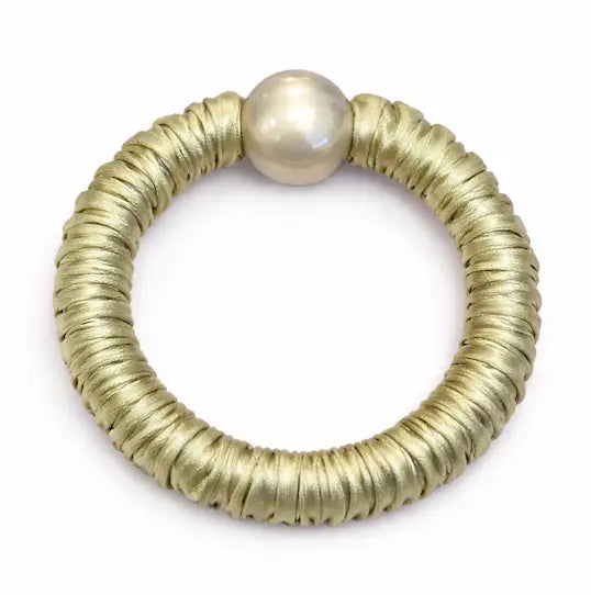 Hoops Silky Pearl Pink - Hårstrikk - JK-Shop