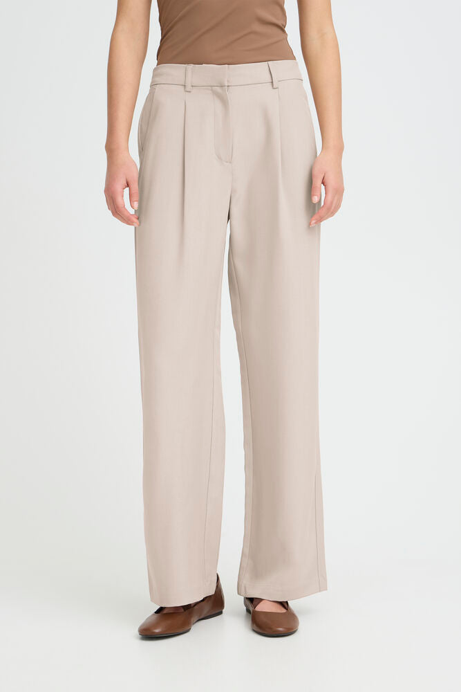 ICHI, FAVA WIDE PA - Bukser & shorts - JK-Shop